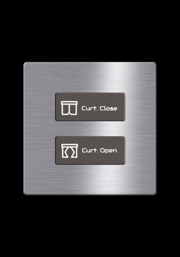  Click Push Button TIS-BUS Series 2 gang in Single 